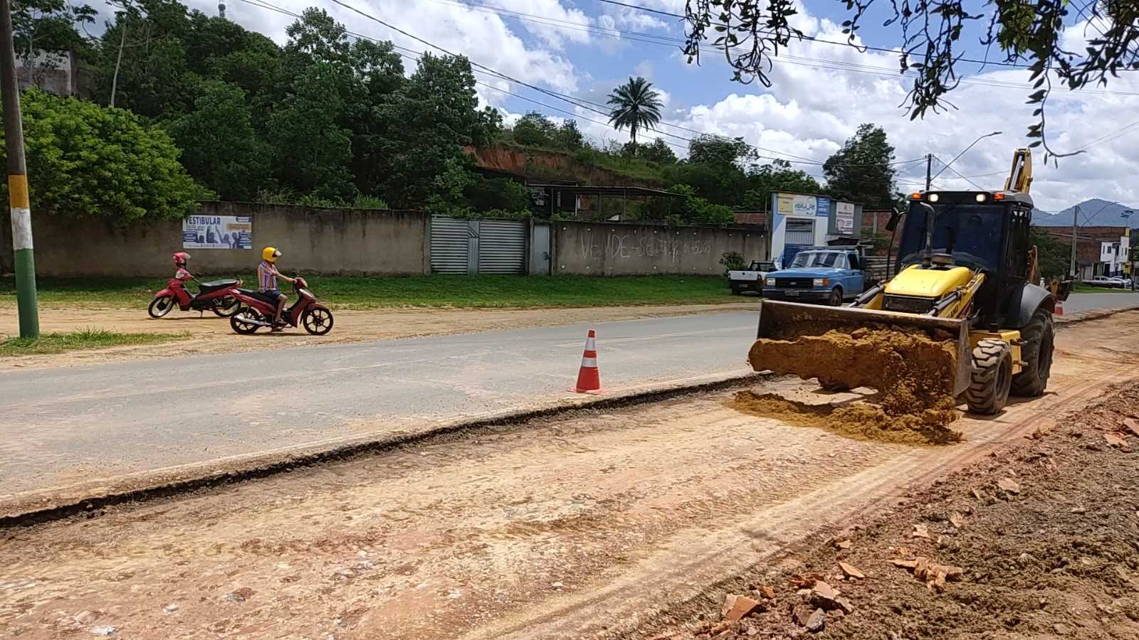 Camacã: Construção da Ciclovia em ritmo acelerado